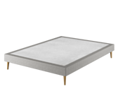 Sommier Tapissier Cirse Deco Ashgrey - 180x200 cm