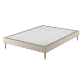 Sommier Tapissier Cirse Deco Beige - 160X200 cm