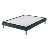 Sommier Tapissier Cirse Deco Bleu - 140x200 cm