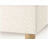 Sommier Calla Deco Boucle Blanc - 140x190 cm