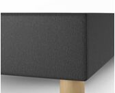 Sommier Tapissier Calla Deco Noir - 120x190 cm