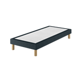 Sommier Tapissier Cirse Deco Bleu - 80x200 cm