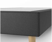 Sommier Tapissier Cirse Deco Noir - 70x200 cm