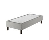 Lot de 4 pieds cylindriques Wengé - H15 cm