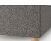 Sommier Tapissier Cronos Gris - 70x190 cm