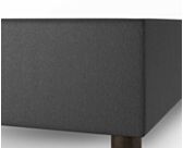 Sommier Tapissier Cronos Noir - 70x200 cm