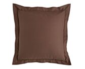 Taie d'oreiller Coton Taupe - 63x63 cm