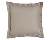 Taie d'oreiller Coton Vison - 63x63 cm