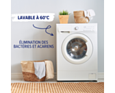 Taie d'oreiller Coton Vison - 63x63 cm