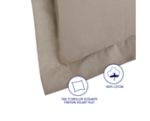 Taie d'oreiller Coton Vison - 50x70 cm