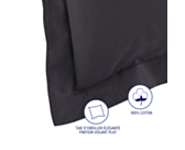 Taie d'oreiller Coton Zinc - 40x60 cm