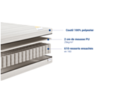 Matelas Adam - 90x190 cm