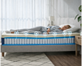 Ensemble matelas Aurore / sommier Cirse - 160x200 cm