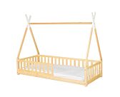 Lit tipi sacha 90x190 cm 
lit cabane 
Lit enfant 
Lit bébé 