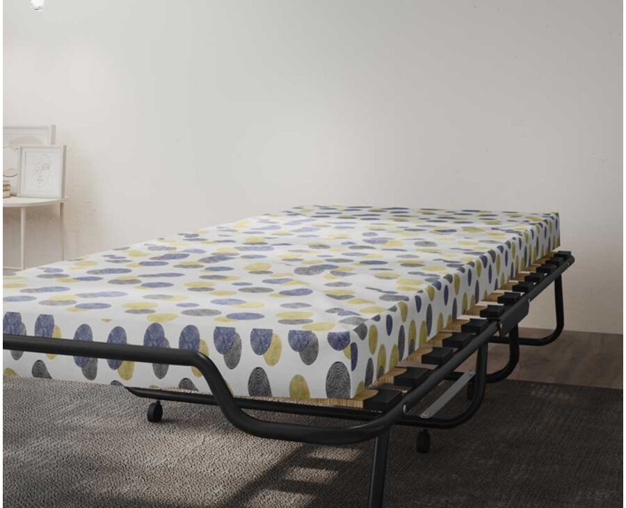 Test : lit pliant CAIYUN 1 personne 80 x 190 cm avec matelas 13 cm