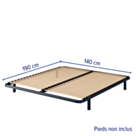 Sommier 20 lattes - 140x190 cm