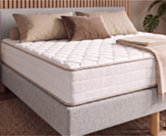 Ensemble literie Leon - gris - (x2) 80x200 cm (160x200 cm) 
