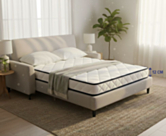 Matelas Essential Oli 90x190 cm épaisseur 12 cm – confort ferme mousse haute résilience sur lit double