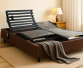 Sommier Sommeil plus marron 

