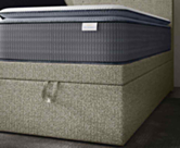 Lit Coffre Cassia Beige - 140x190 cm