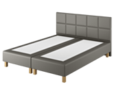 Boxspring Coventry Cabernet Anthracite - 200x200 cm