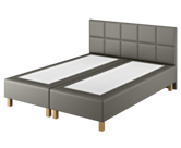 Boxspring Dayton Cabernet Anthracite - 90x190 cm