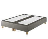 Boxspring Dayton Cabernet Anthracite - 90x190 cm