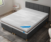 Boxspring Dayton Cabernet Noir - 90x190 cm