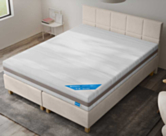 Boxspring Dayton Merlot Ecru - 160x200 cm