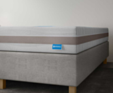 Boxspring Dayton Merlot Gris - 90x190 cm