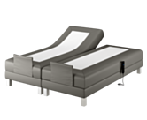 Boxspring Eton Electrique Cabernet Anthracite - 140x190 cm