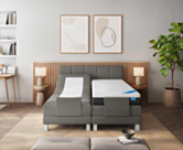 Boxspring Eton Electrique Cabernet Anthracite - 200x200 cm