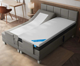 Boxspring Eton Electrique Cabernet Anthracite - 180x200 cm