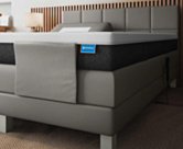 Boxspring Eton Electrique Cabernet Anthracite - 200x200 cm