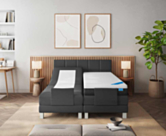 Boxspring Eton Electrique Cabernet Noir - 200x200 cm