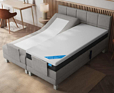 Boxspring Eton Electrique Merlot Gris - 160x200 cm