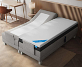 Boxspring Eton Electrique Merlot Gris - 160x200 cm