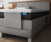 Boxspring Eton Electrique Merlot Gris - 160x200 cm