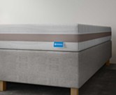 Boxspring Forbes Merlot Gris - 200x200 cm