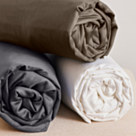 Drap-housse Coton Zinc Bonnet 30 - 140x200 cm
