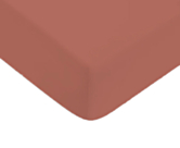 Drap-housse Coton Terracotta Bonnet 30 - 90x200 cm
