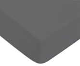 Drap-housse Percale Gris Foncé Bonnet 35 - 180x200 cm