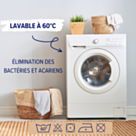 Drap-housse Coton Zinc Bonnet 30 - 200x200 cm