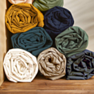 Drap-housse Coton Petrole Bonnet 30 - 90x200 cm