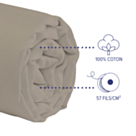 Drap-housse Coton Vison Bonnet 25 - 180x200 cm