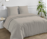 Drap-housse Satin Beige Bonnet 35 - 180x200 cm