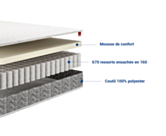 Matelas Diapason - 90x190 cm