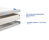 Matelas au confort équilibré Goyave 160x200 cm 