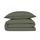 Housse de couette Coton Kaki - 240x260 cm