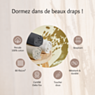 Drap-housse Percale Gris Foncé Bonnet 35 - 180x200 cm